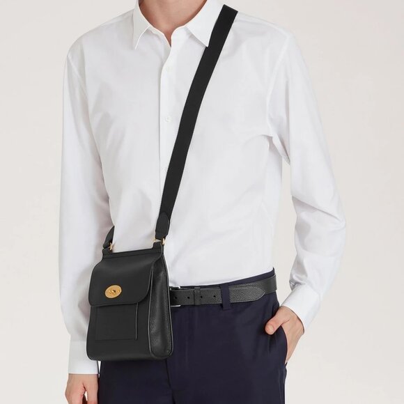 Mulberry Small Antony - Black Small Classic Grain - Picture 2 of 12